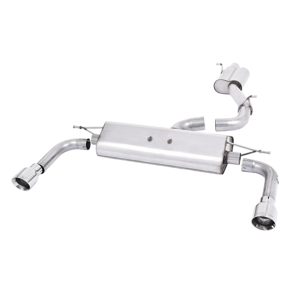 Milltek Cat Back Exhaust Audi A3 2.0 TFSi Quattro Sedan 8V (US-only) 14-20 - Image 4