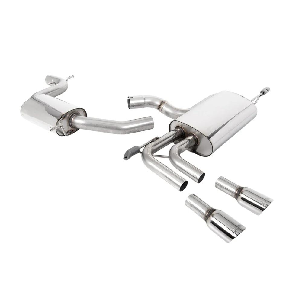 Milltek Cat Back Exhaust Audi A3 2.0T FSI 2WD 5-Door Sportback 03-12 - Image 2