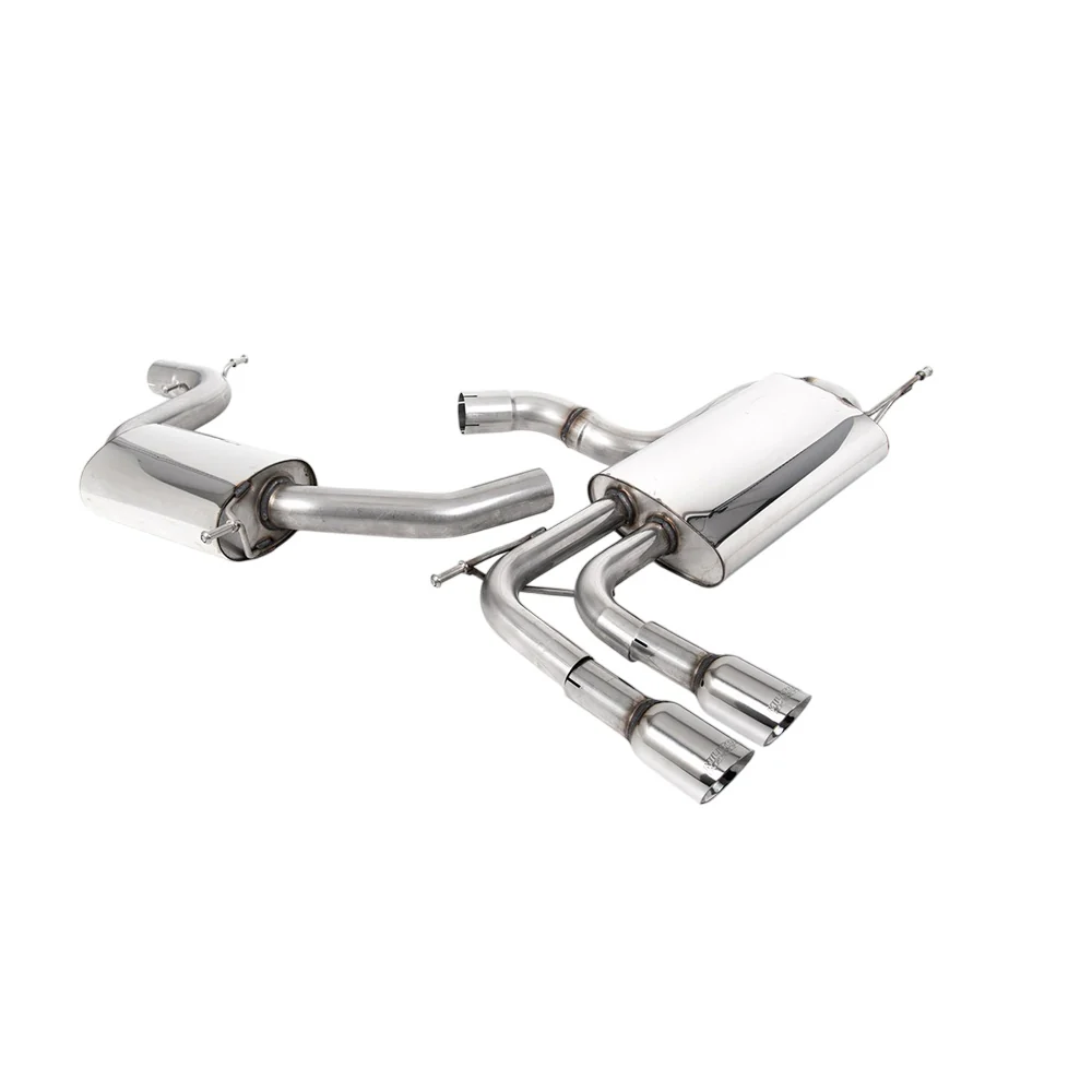 Milltek Cat Back Exhaust Audi A3 2.0T FSI 2WD 5-Door Sportback 03-12 - Image 4
