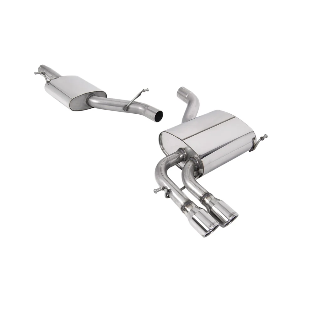 Milltek Cat Back Exhaust Audi A3 2.0T FSI Quattro 5-Door SportBack 04-12 - Image 2