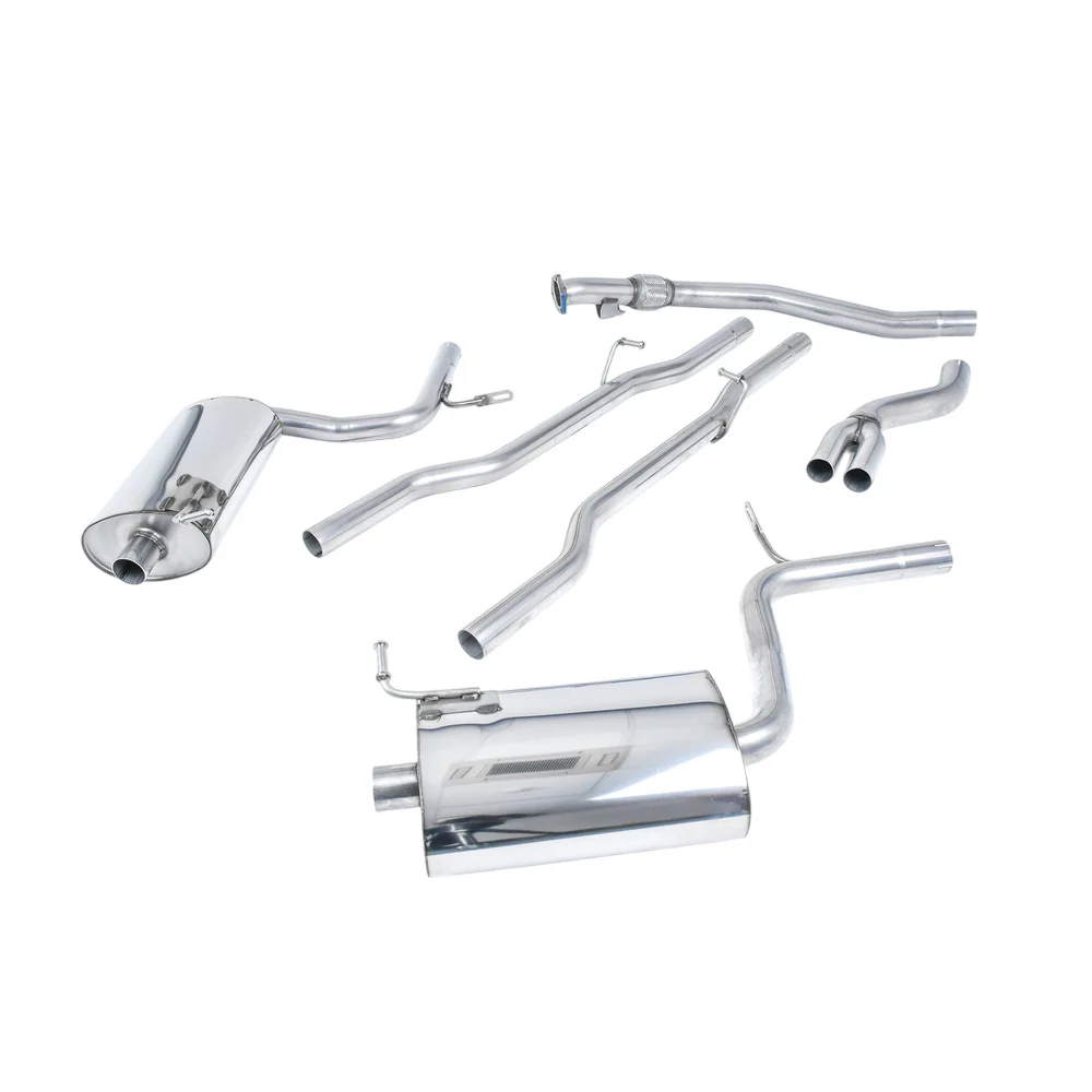 Milltek Cat Back Exhaust Audi A4 1.8T B6 Quattro Saloon Avant 190BHP (6-Speed) 03-05 - Image 2