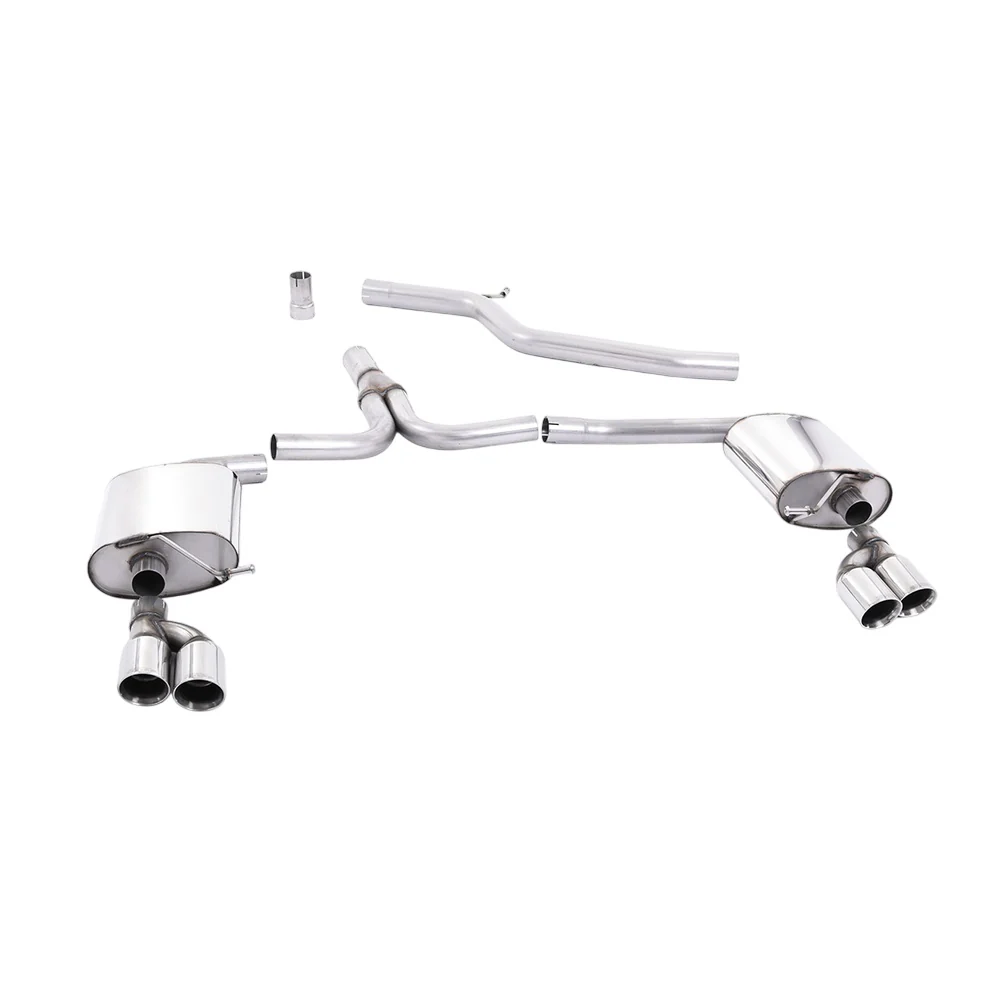 Milltek Cat Back Exhaust Audi A4 2.0 TDi B8 140PS / 177PS 2WD Saloon and Avant (S-Line models only) 09-11 - Image 3