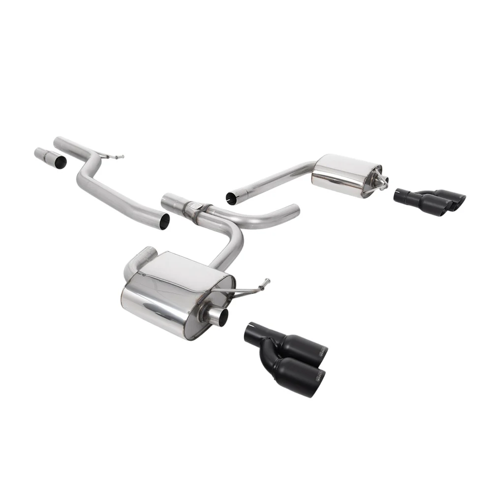 Milltek Cat Back Exhaust Audi A4 2.0 TDi B8 177PS Quattro Saloon and Avant 09-11