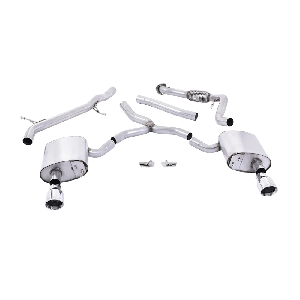 Milltek Cat Back Exhaust Audi A4 2.0 TFSi B9 Quattro Saloon and Avant (Non OPF/GPF Models inc Mild Hybrid and Without Brace Bars) 16-25 - Image 10