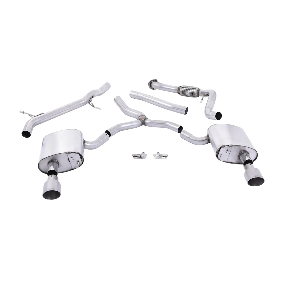 Milltek Cat Back Exhaust Audi A4 2.0 TFSi B9 Quattro Saloon and Avant (Non OPF/GPF Models inc Mild Hybrid and Without Brace Bars) 16-25 - Image 11