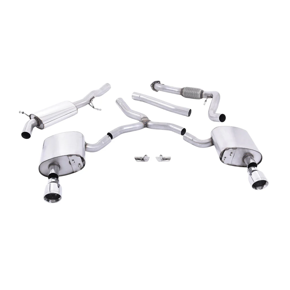 Milltek Cat Back Exhaust Audi A4 2.0 TFSi B9 Quattro Saloon and Avant (Non OPF/GPF Models inc Mild Hybrid and Without Brace Bars) 16-25 - Image 4
