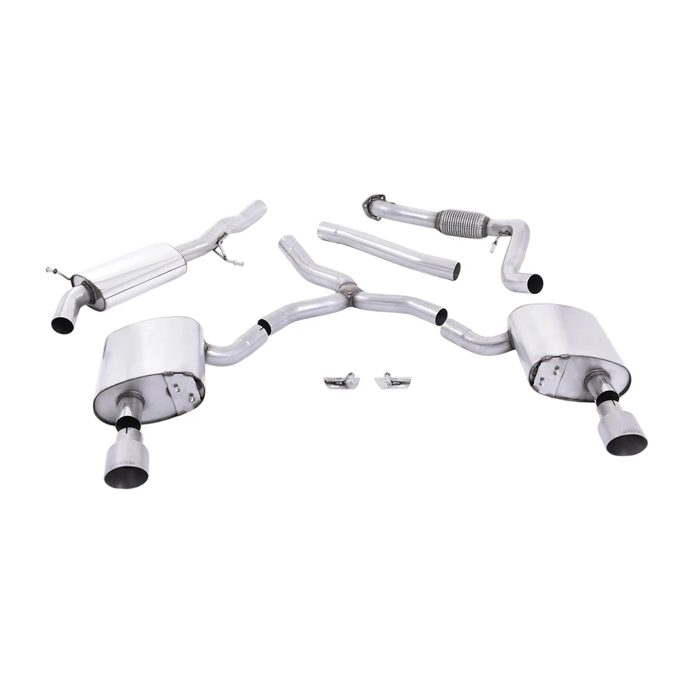 Milltek Cat Back Exhaust Audi A4 2.0 TFSi B9 Quattro Saloon and Avant (Non OPF/GPF Models inc Mild Hybrid and Without Brace Bars) 16-25 - Image 9