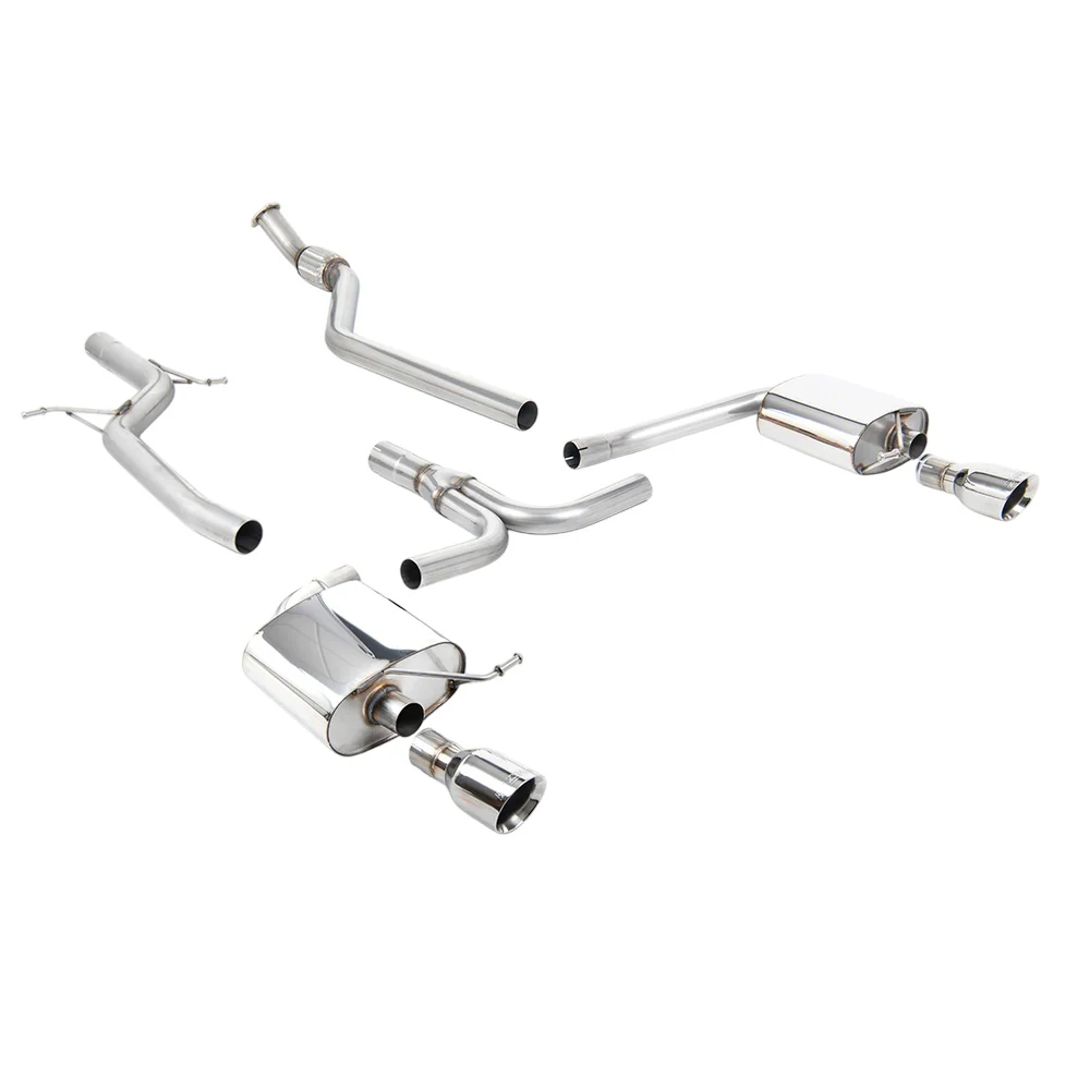 Milltek Cat Back Exhaust Audi A4 2.0 TFSi S-Line B8 (2WD and Quattro manual-only) Saloon and Avant 08-11 - Image 7