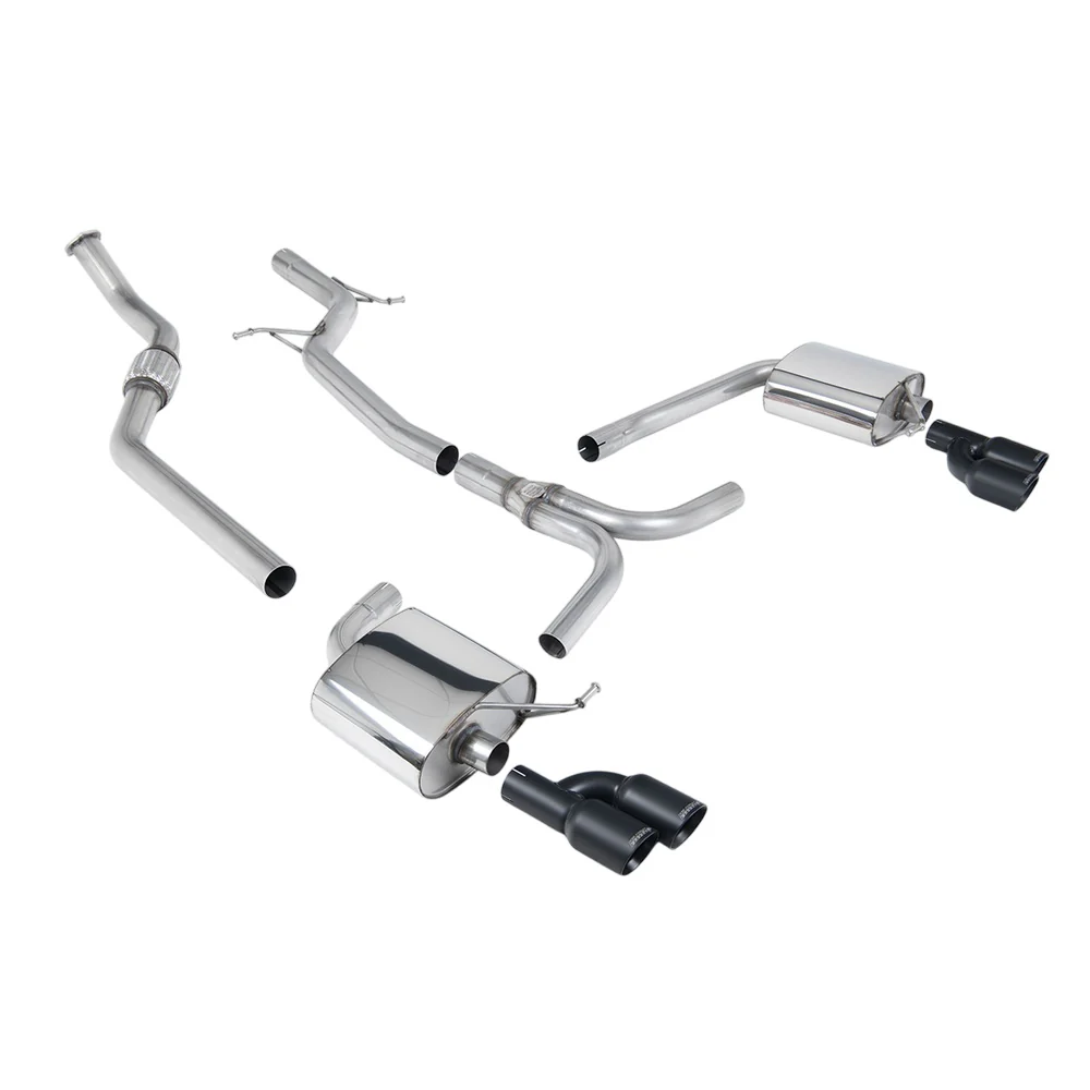 Milltek Cat Back Exhaust Audi A4 2.0 TFSi S-Line B8 (2WD and Quattro Tiptronic-only) Saloon and Avant 08-11 - Image 8