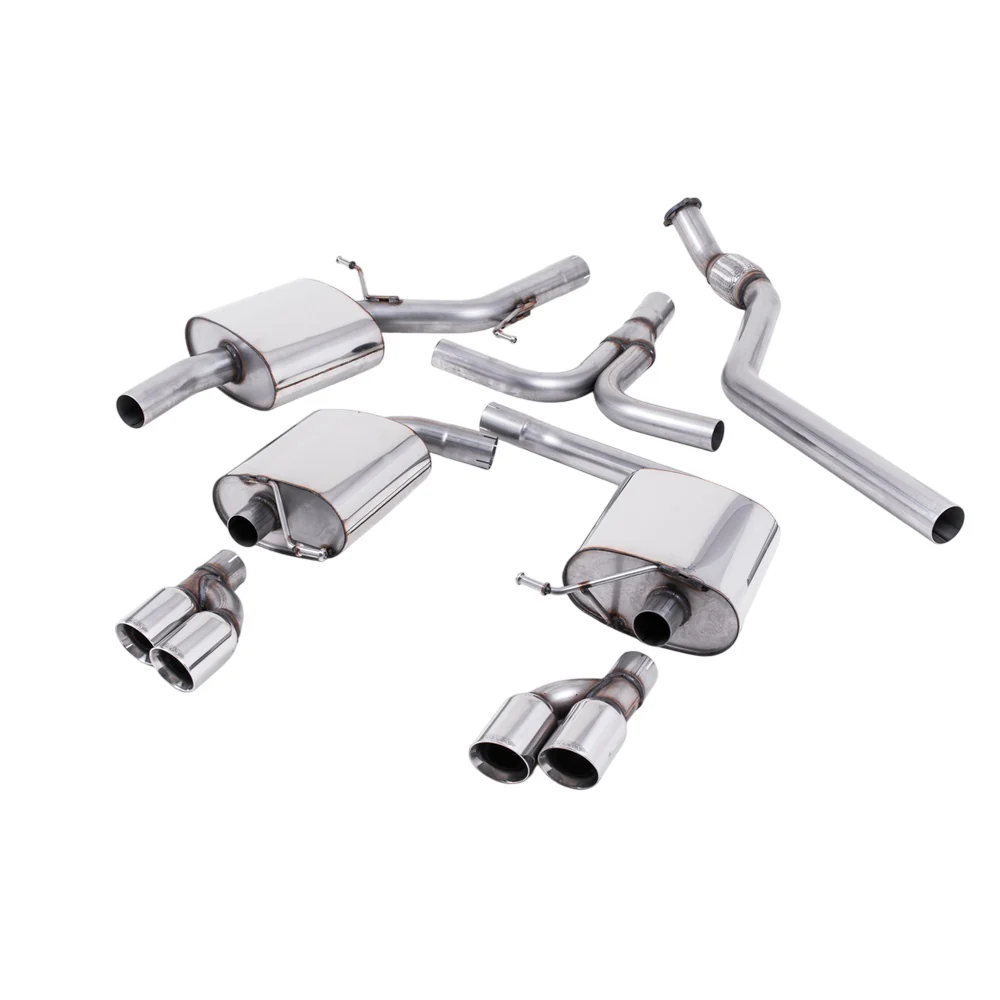Milltek Cat Back Exhaust Audi A5 Cabriolet 2.0 TFSi 2WD and Quattro (manual only) 09-25 - Image 2