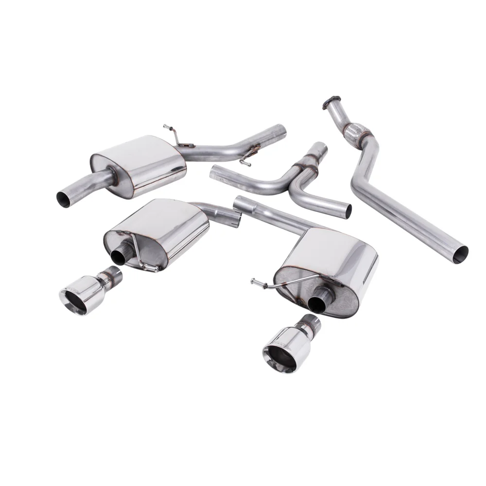 Milltek Cat Back Exhaust Audi A5 Coupe S-Line 2.0 TFSi 2WD and Quattro (Tiptronic only) 08-25 - Image 2