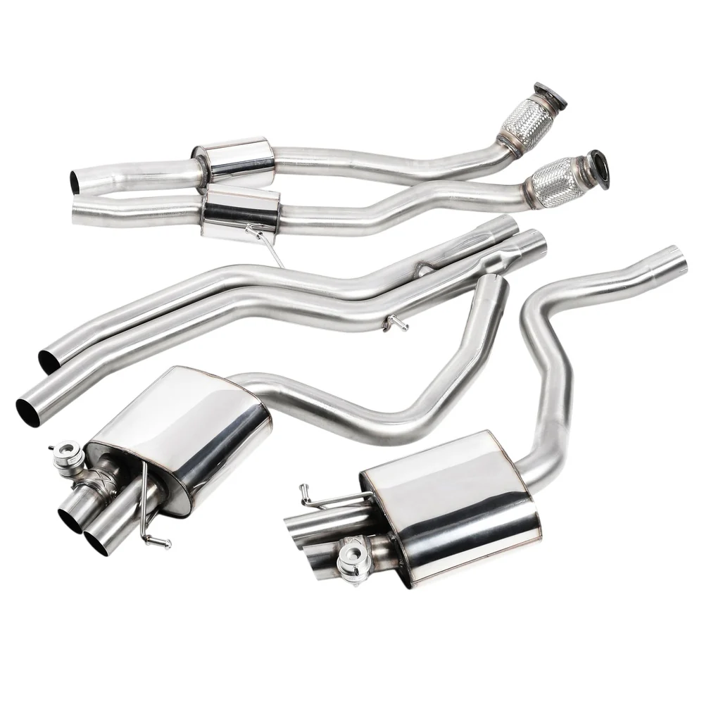 Milltek Cat Back Exhaust Audi RS4 B8 4.2 FSI Quattro Avant 12-15 - Image 2