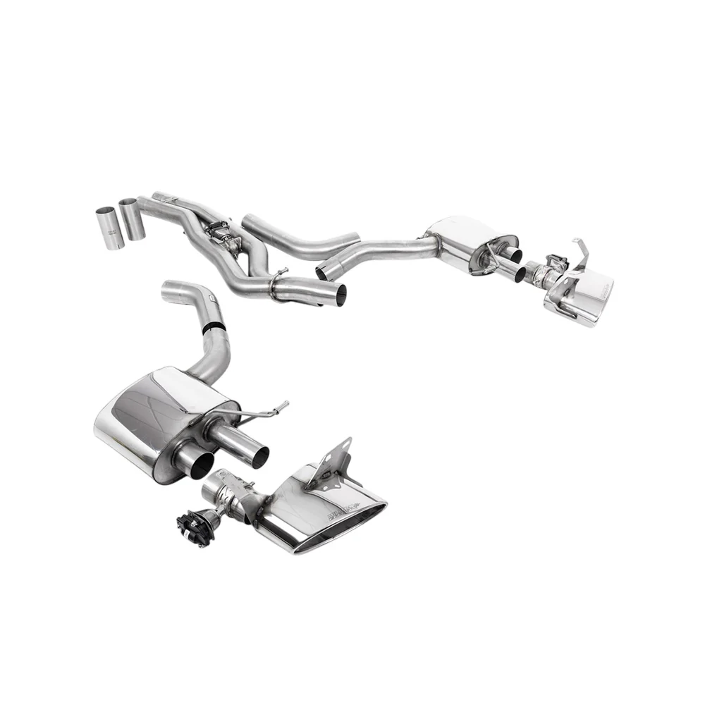 Milltek Front Pipe-back Exhaust Audi RS6 C8 4.0 V8 Bi-Turbo inc Performance Edition (Non OPF/GPF Models USA/ROW Models) 20-25 - Image 2