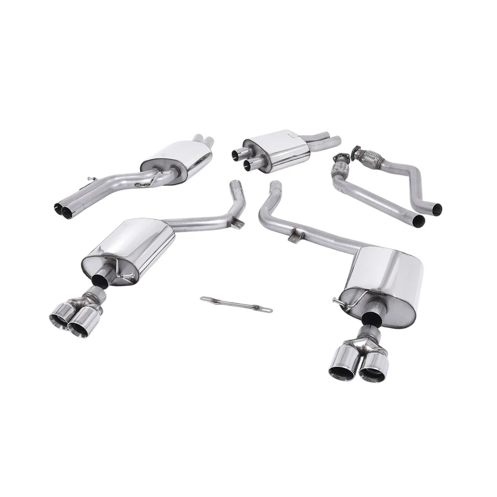 Milltek Cat Back Exhaust Audi S5 3.0 TFSi B8 Coupe and Cabriolet (S-Tronic) 09-11 - Image 2
