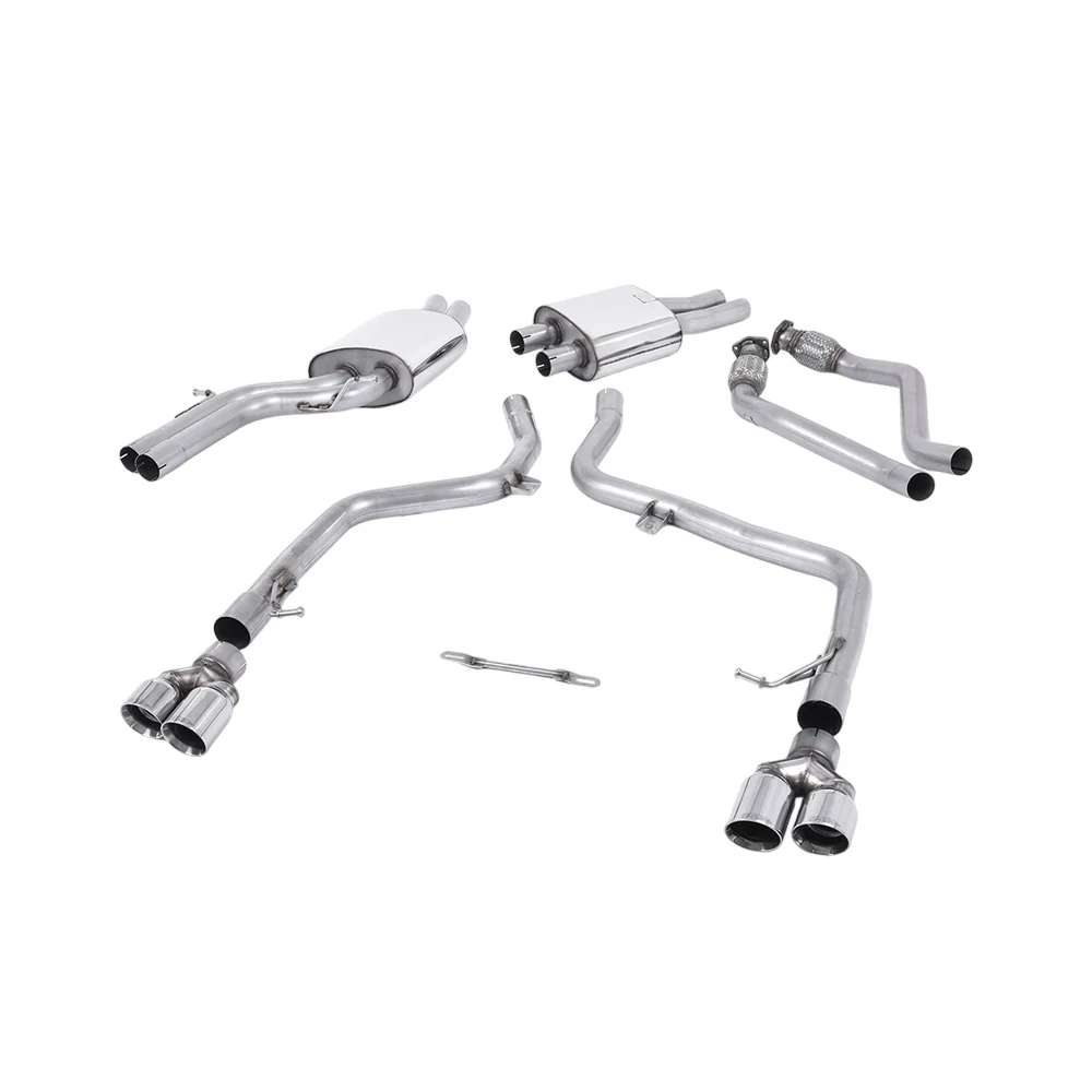 Milltek Cat Back Exhaust Audi S5 3.0 TFSi B8 Coupe and Cabriolet (S-Tronic) 09-11 - Image 3