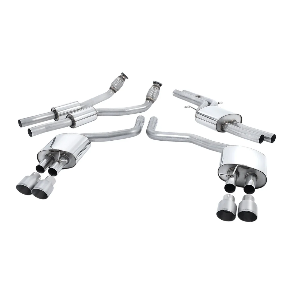 Milltek Cat Back Exhaust Audi S6 4.0 TFSi C7 Quattro 12-18 - Image 10