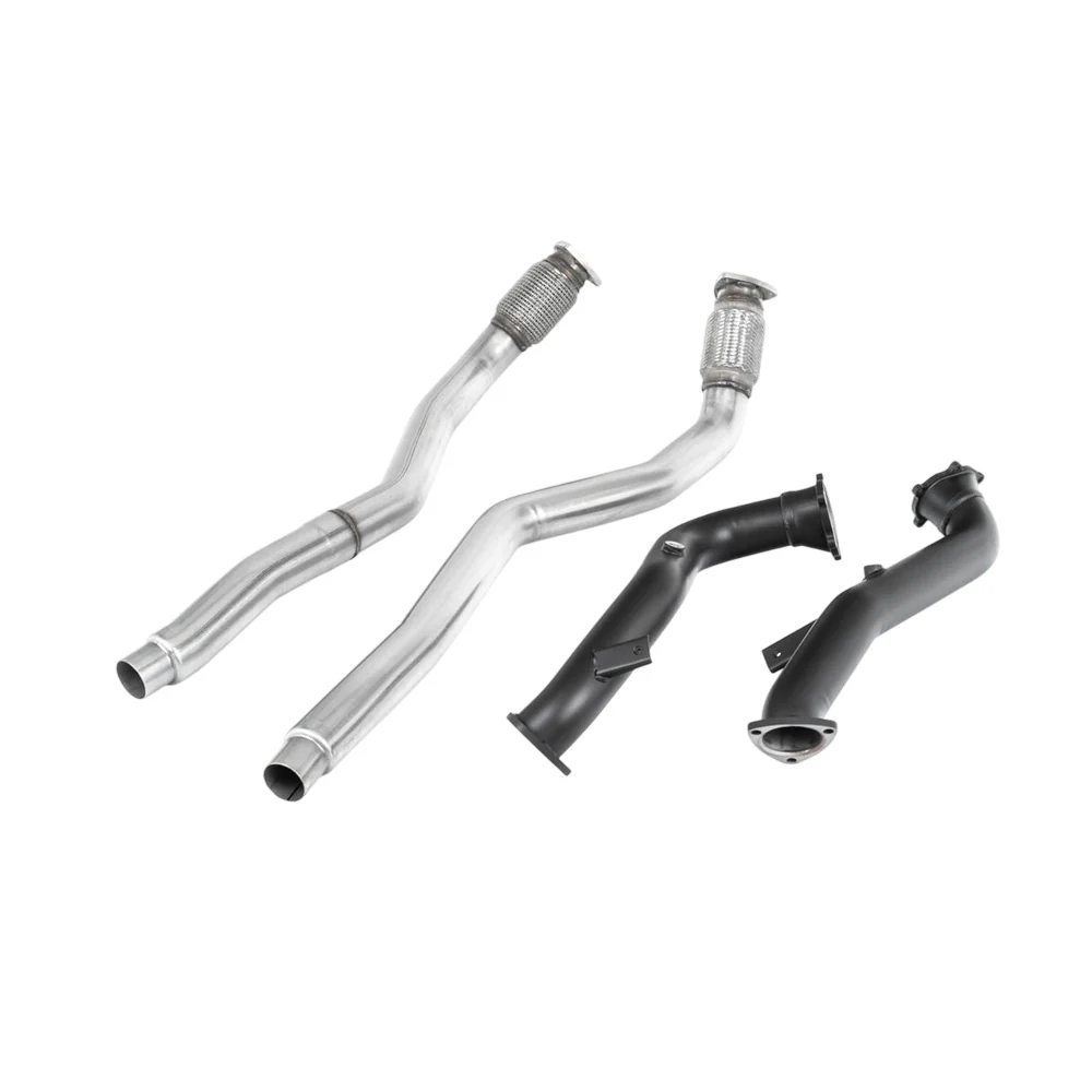 Milltek Large-bore Downpipes and Cat Bypass Pipes Exhaust Audi S7 Sportback 4.0 TFSi Quattro S-Tronic 12-18 - Image 2