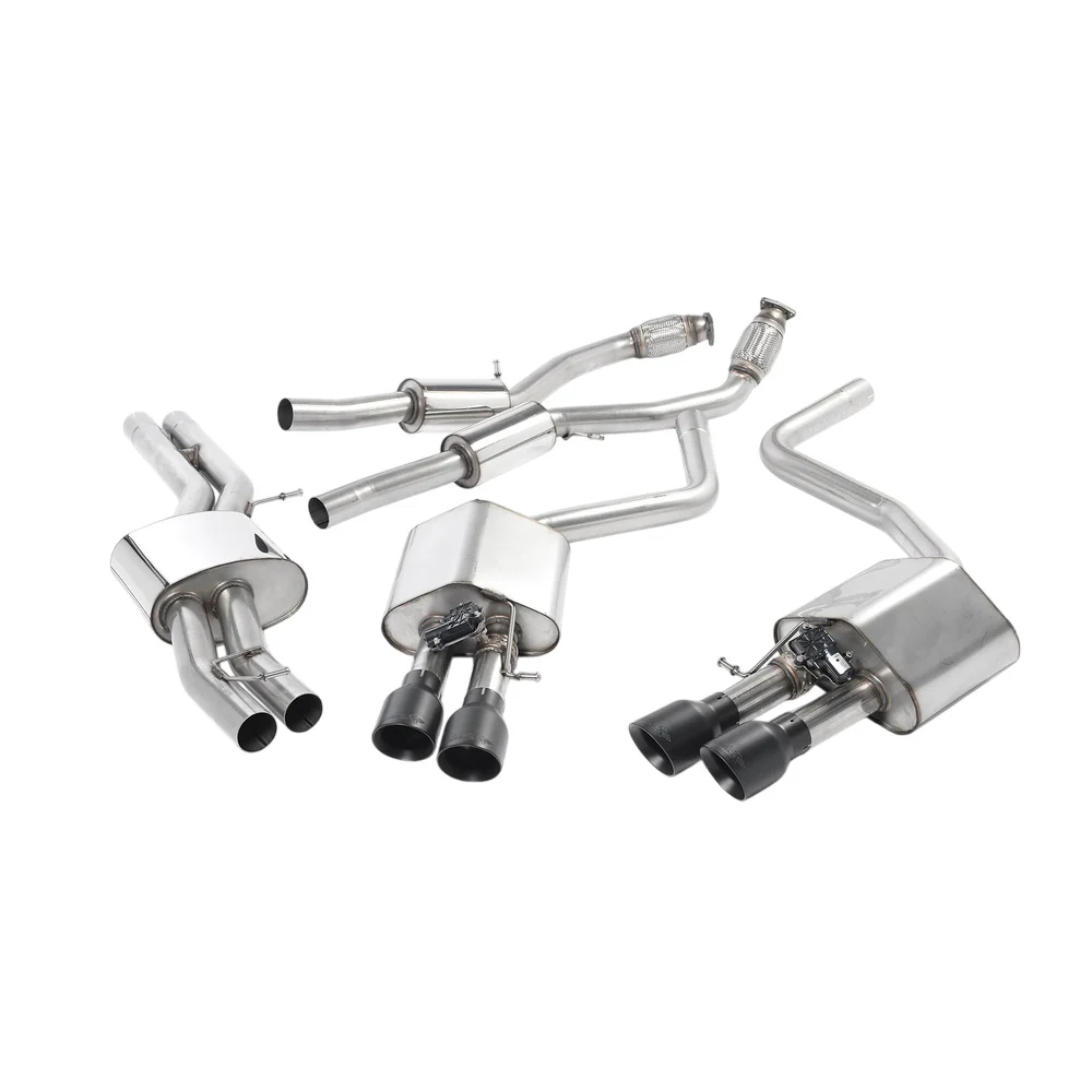 Milltek Cat Back Exhaust Audi S8 D4 4.0 TFSi Quattro Tiptronic 13-18 - Image 3