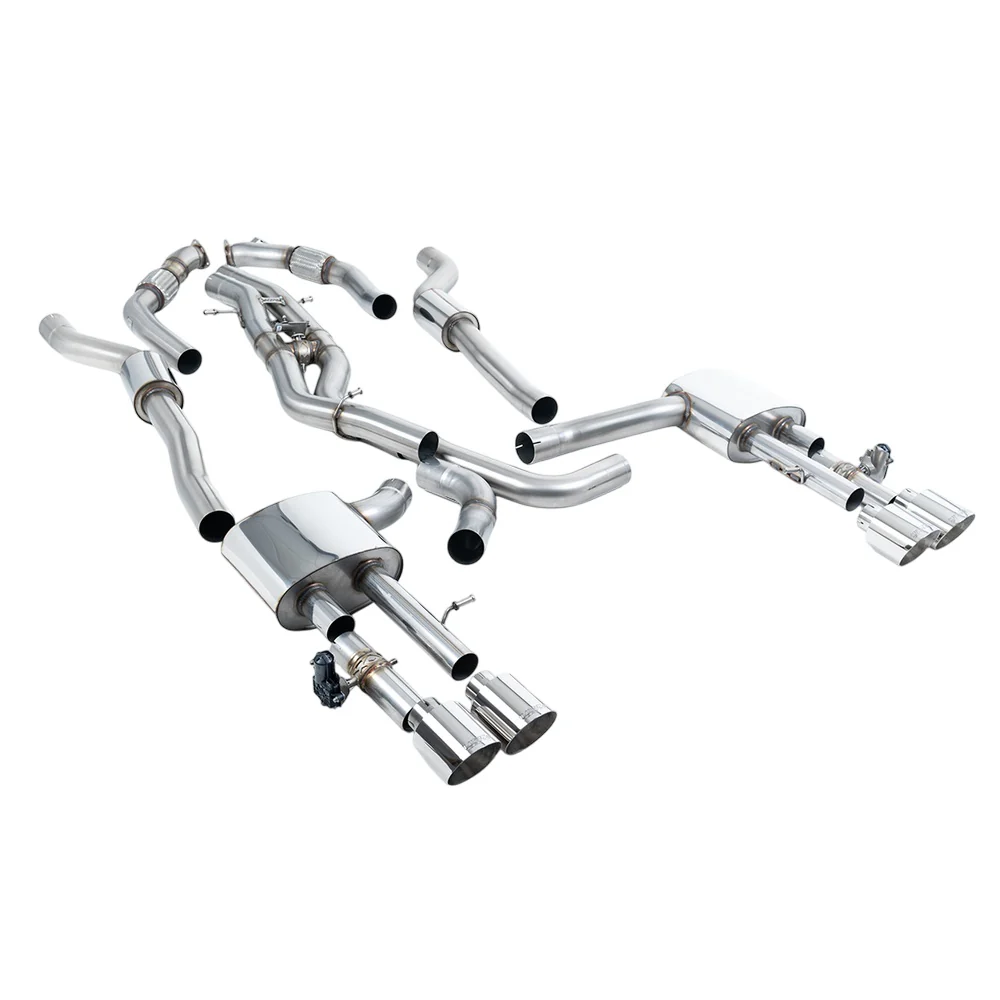 Milltek Cat Back Exhaust Audi S8 D5 4.0 TFSi V8 Saloon / Sedan Standard Wheel Base (Non OPF/GPF US/ROW Models) 20-25 - Image 2