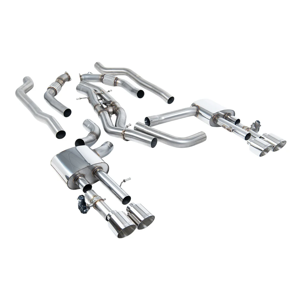 Milltek Cat Back Exhaust Audi S8 D5 4.0 TFSi V8 Saloon / Sedan Standard Wheel Base (Non OPF/GPF US/ROW Models) 20-25 - Image 9