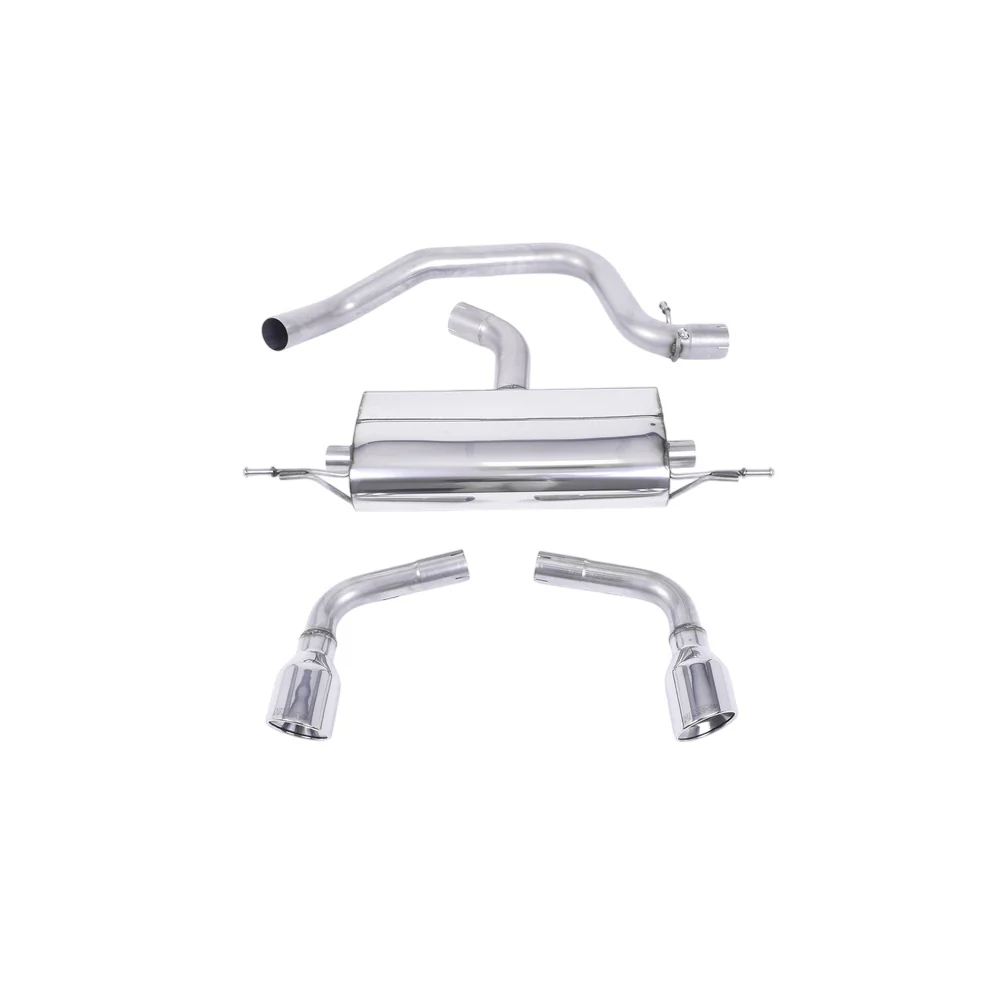 Milltek Cat Back Exhaust Audi TT Mk2 2.0 TFSi 2WD 06-11 - Image 3