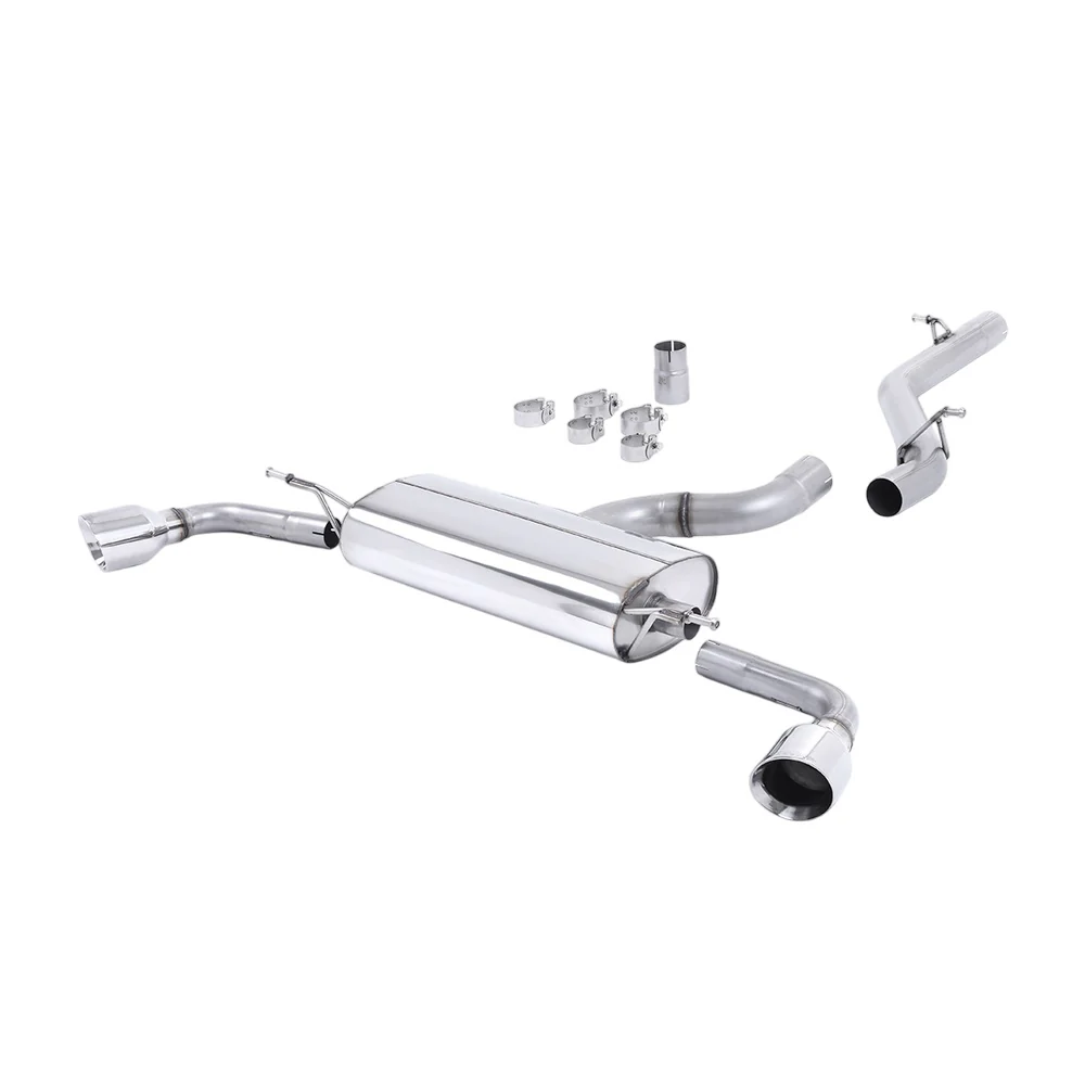 Milltek Cat Back Exhaust Audi TT Mk2 3.2 Quattro 06-10 - Image 2