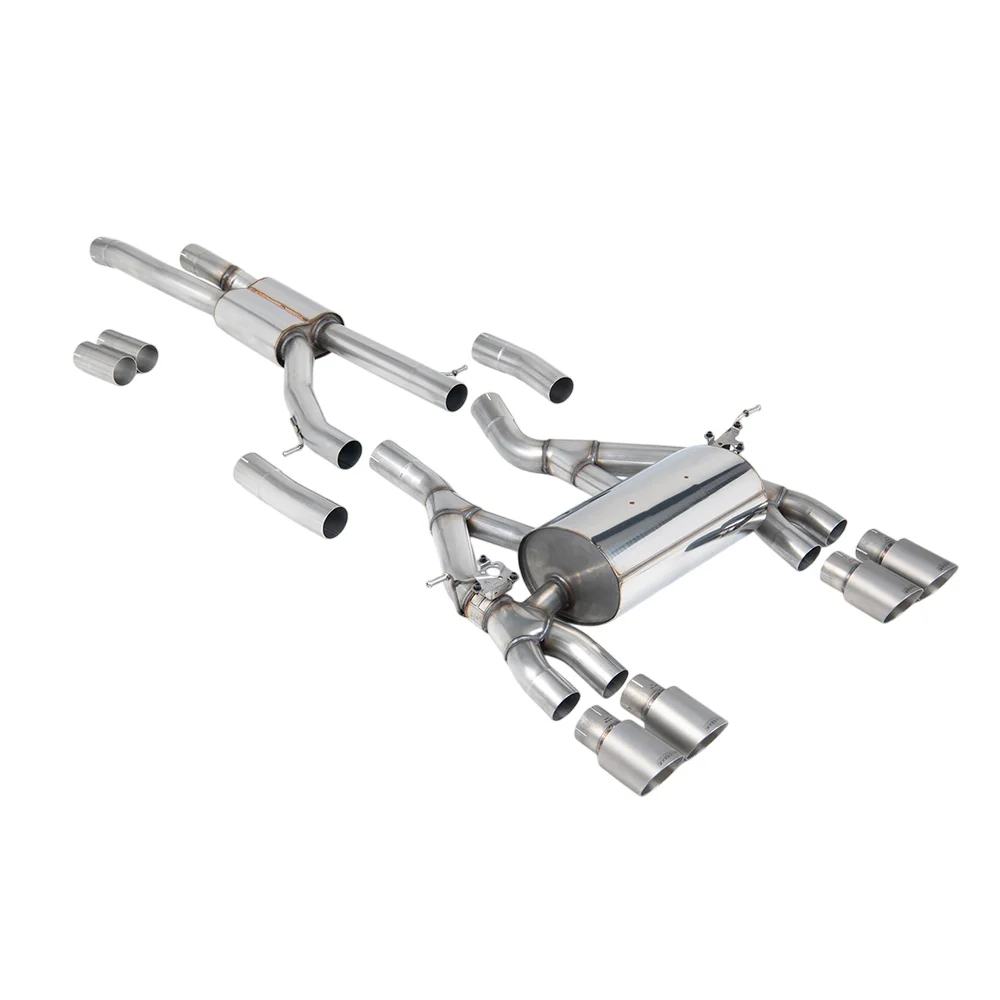 Milltek Cat Back Exhaust BMW 3 Series F80 M3 and M3 Competition Saloon (Non OPF/GPF Models Only) 14-18 - Image 13