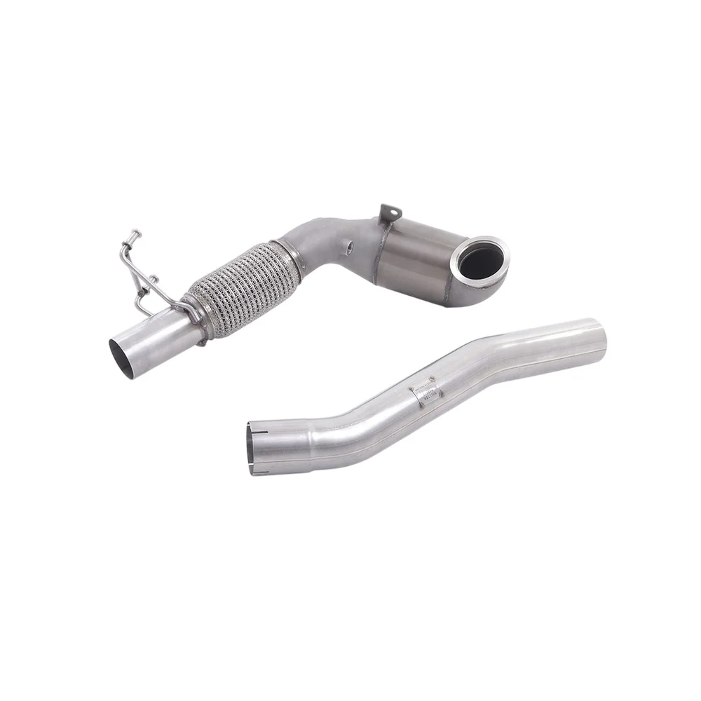 Milltek Cast Downpipe with Race Cat Exhaust Skoda Octavia vRS 2.0 TSI 245PS Hatch and Estate (manual and DSG-auto Non-OPF/GPF and Post Facelift) 18-19