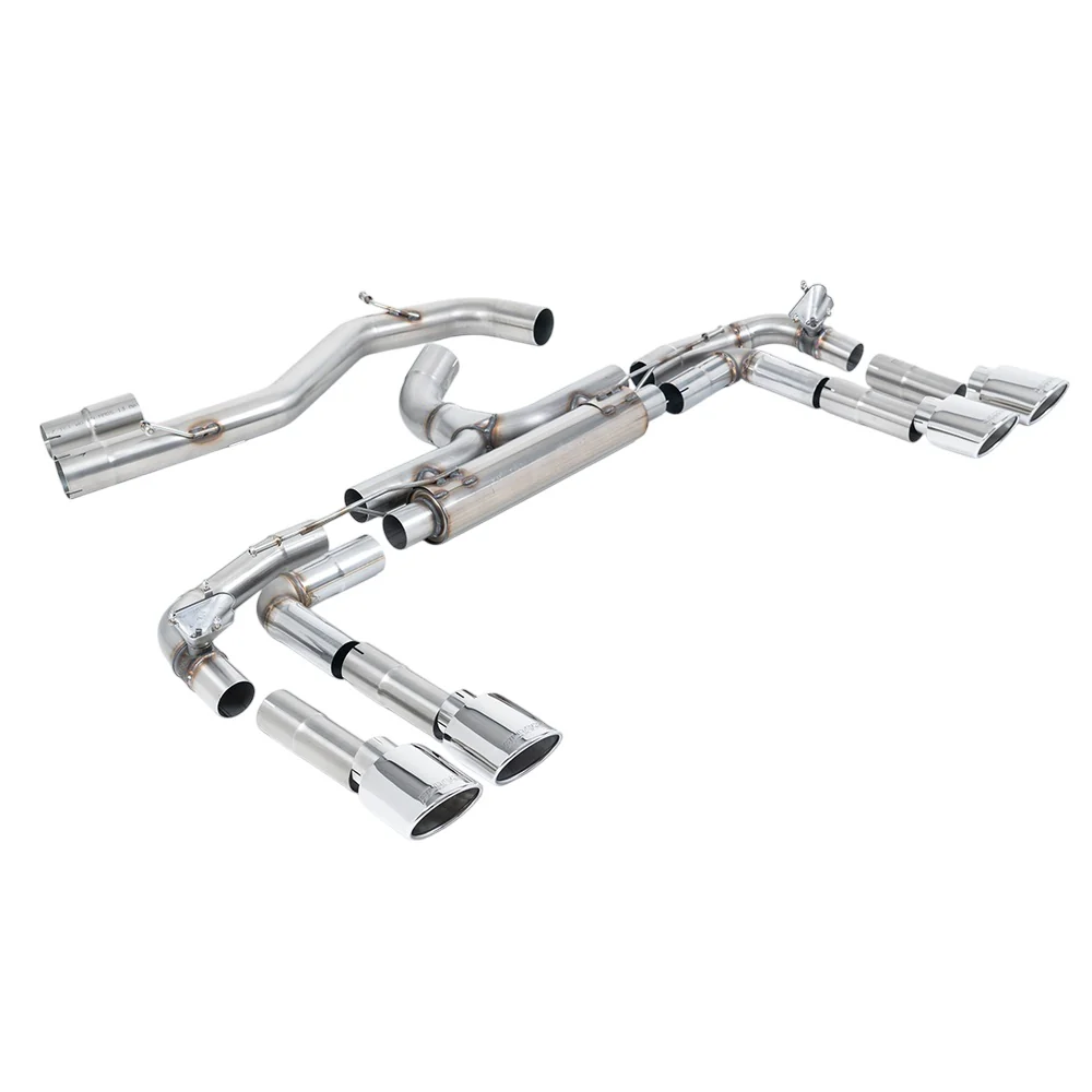 Milltek Cat Back Exhaust Audi S3 2.0 TFSi Quattro Saloon / Sedan 310PS 8Y (North American / Non-OPF Models Only) 22-25 - Image 12
