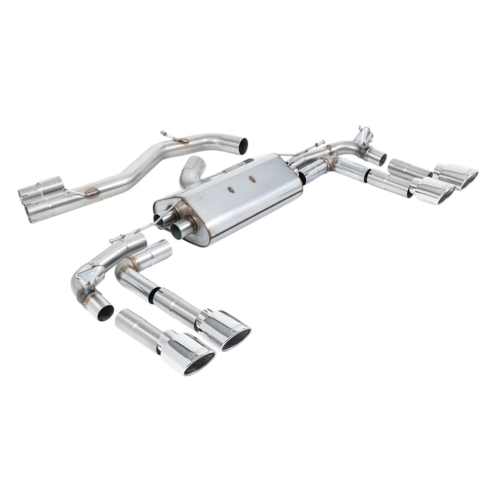 Milltek Cat Back Exhaust Audi S3 2.0 TFSi Quattro Saloon / Sedan 310PS 8Y (North American / Non-OPF Models Only) 22-25 - Image 3