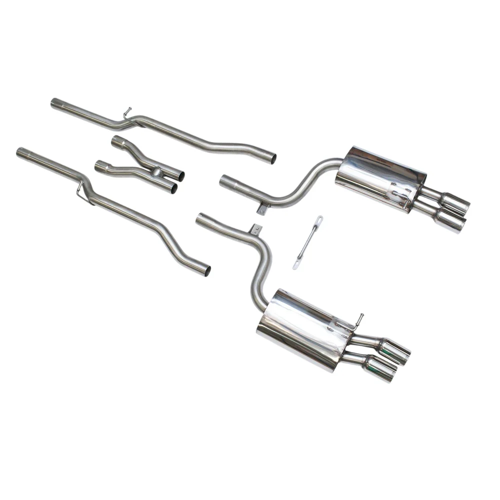 Milltek Cat Back Exhaust Audi S4 4.2 V8 Quattro B7 Saloon / Sedan Avant and Cabriolet 04-09 - Image 2