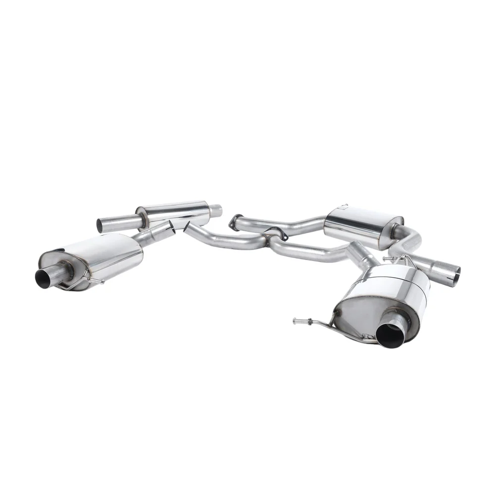 Milltek Cat Back Exhaust Skoda Octavia vRS 2.0 TSI 245PS Hatch and Estate (manual and DSG-auto Non-OPF/GPF and Post Facelift) 18-19