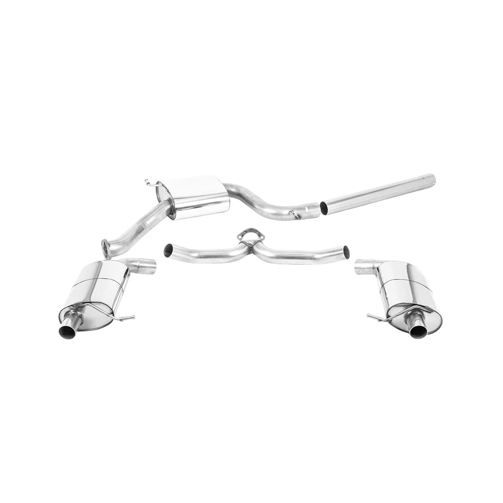 Milltek Cat Back Exhaust Skoda Octavia vRS 2.0 TSI 245PS Hatch and Estate (manual and DSG-auto OPF/GPF Only and Post Facelift) 19-20 - Image 3