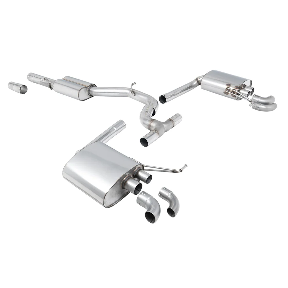 Milltek Cat Back Exhaust Volkswagen Arteon 2.0TSI 280PS 4Motion (North American Non Valved / Downturn Tips) 22-25 - Image 2