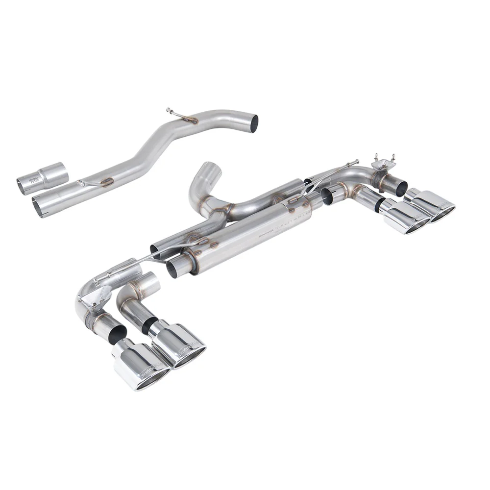 Milltek Cat Back Exhaust Volkswagen Golf Mk7 R 2.0 TSI 300PS (80mm Race System Options) 14-16 - Image 3