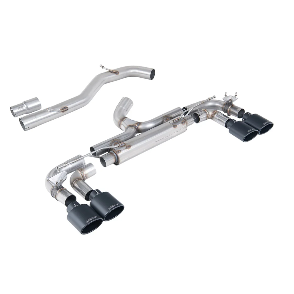 Milltek Cat Back Exhaust Volkswagen Golf Mk7 R 2.0 TSI 300PS (80mm Race System Options) 14-16 - Image 4