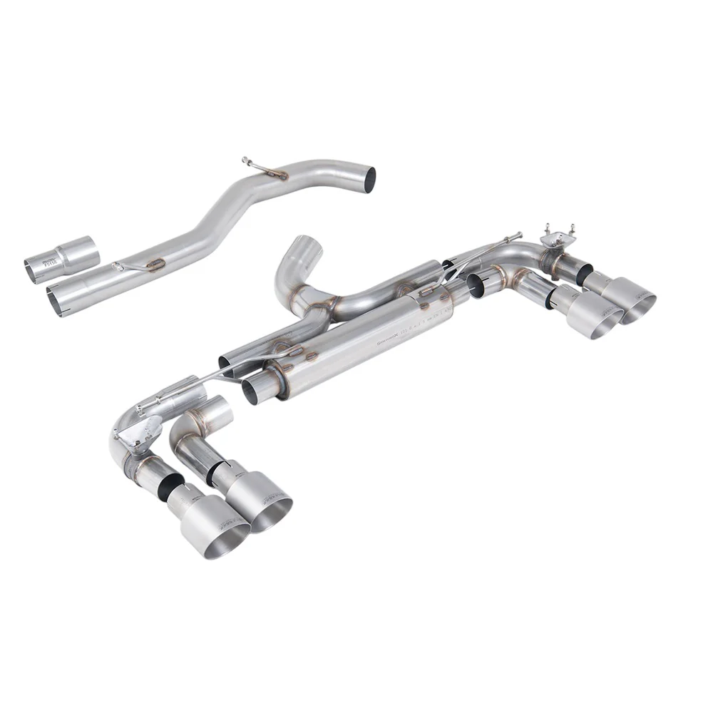 Milltek Cat Back Exhaust Volkswagen Golf Mk7 R 2.0 TSI 300PS (80mm Race System Options) 14-16 - Image 5