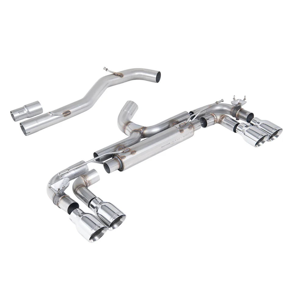 Milltek Cat Back Exhaust Volkswagen Golf Mk7 R 2.0 TSI 300PS (80mm Race System Options) 14-16 - Image 6