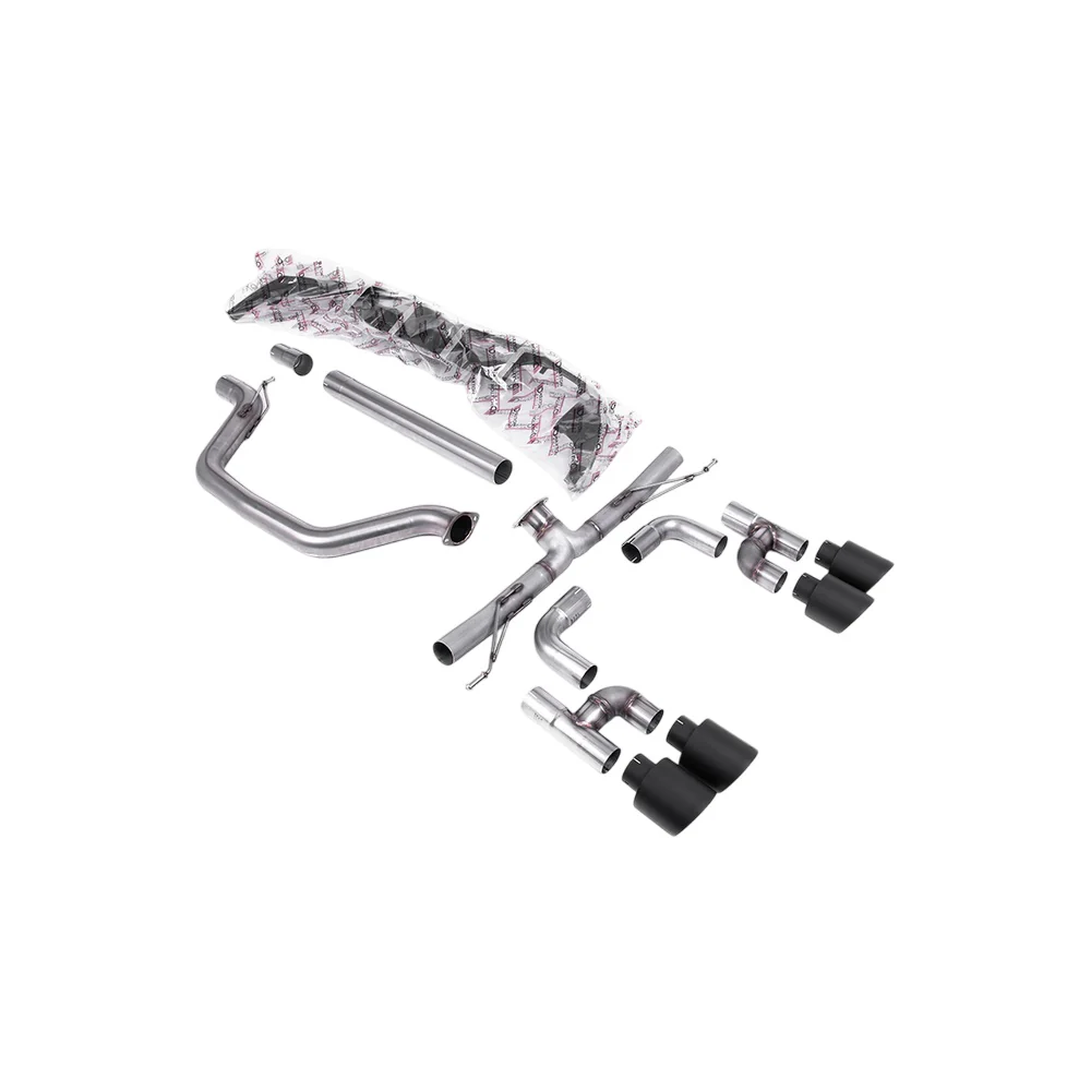 Milltek Cat Back Exhaust Volkswagen Golf Mk8 GTi (Golf R Style Quad Outlet Systems 245ps Non-GPF / North American Models Only) 21-25 - Image 2