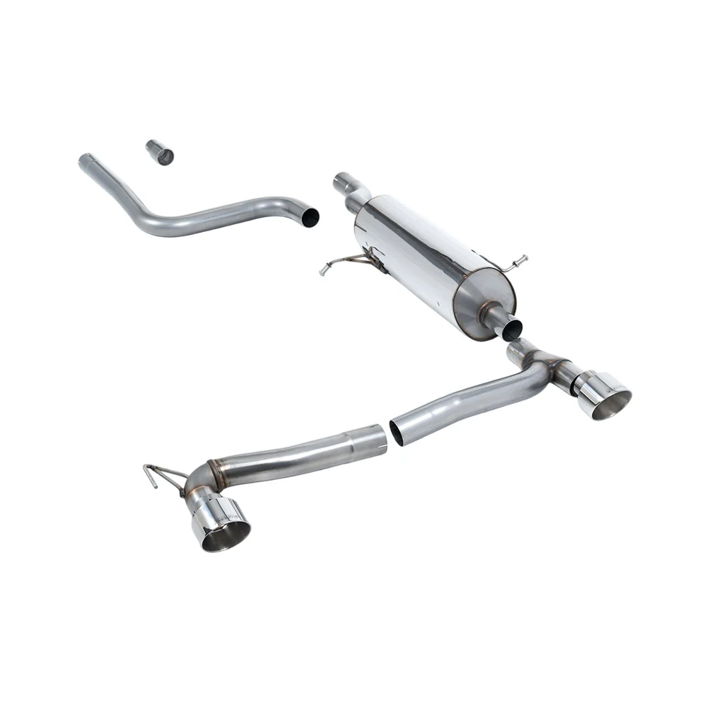 Milltek Particulate Filter-back Exhaust Ford Fiesta Mk8 1.0T EcoBoost ST-Line 3 and 5-Door (100ps and 125ps OPF/GPF Models Only) Maxton Dual Outlet Kits 19-25 - Image 2