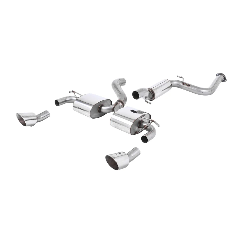 Milltek Cat Back Exhaust Ford Focus Mk2 RS 2.5T 305PS 09-10 - Image 8