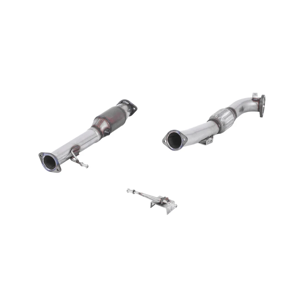 Milltek Large Bore Downpipe and Hi-Flow Sports Cat Exhaust Ford Focus Mk2 ST 225 05-10 - Image 2
