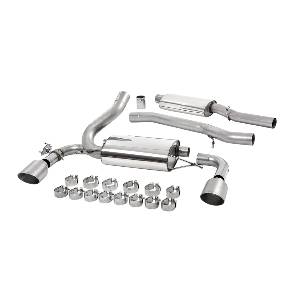 Milltek Cat Back Exhaust Ford Focus Mk3 RS 2.3 EcoBoost 4WD 5-Door Hatchback 16-18 - Image 10