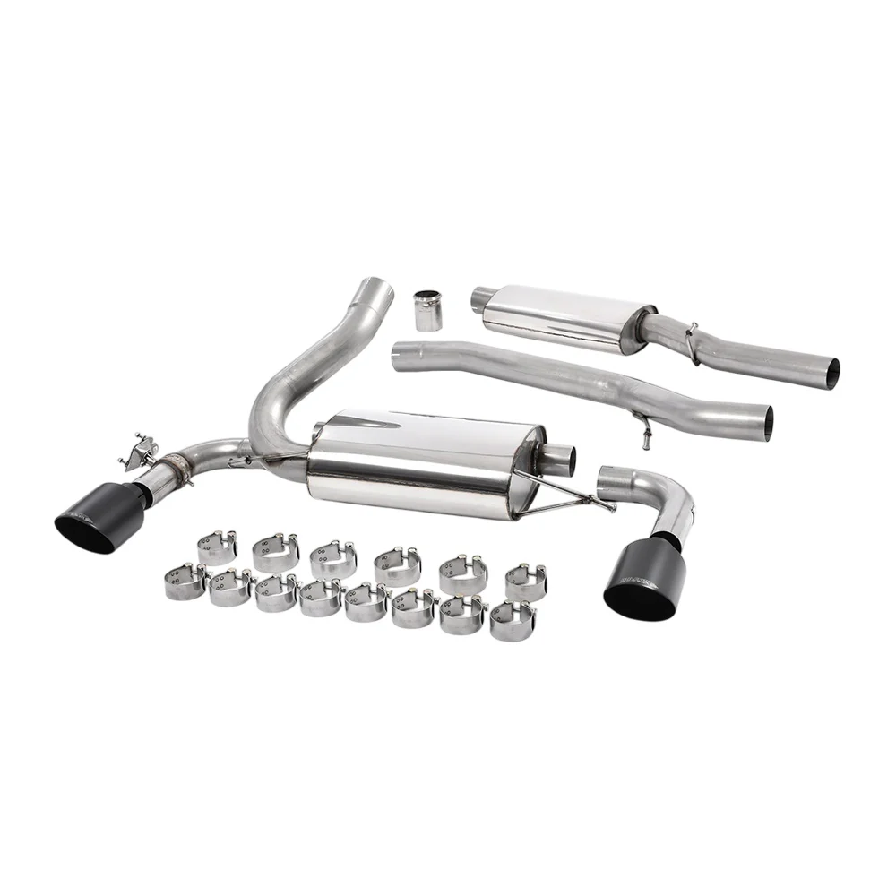 Milltek Cat Back Exhaust Ford Focus Mk3 RS 2.3 EcoBoost 4WD 5-Door Hatchback 16-18 - Image 3
