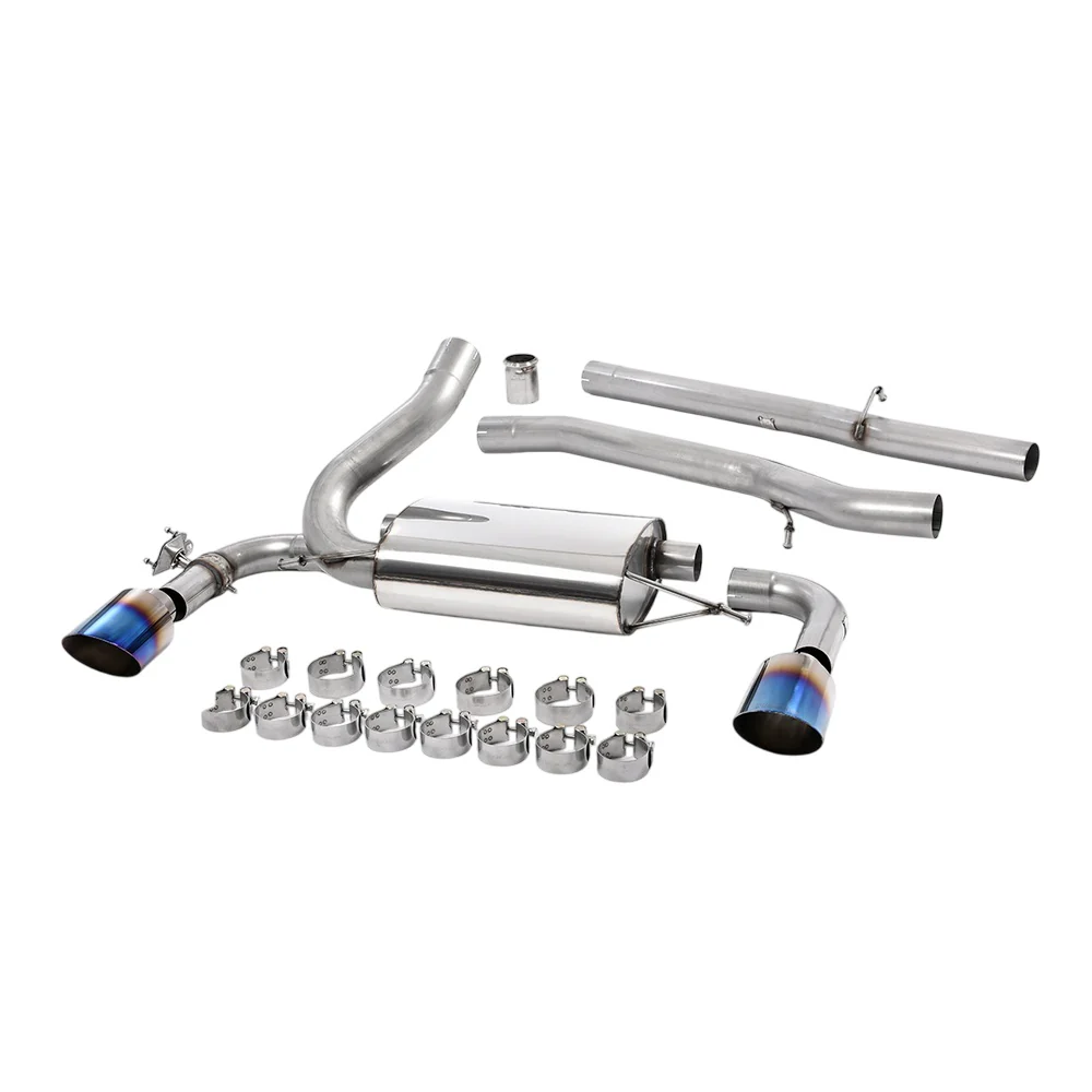 Milltek Cat Back Exhaust Ford Focus Mk3 RS 2.3 EcoBoost 4WD 5-Door Hatchback 16-18 - Image 8