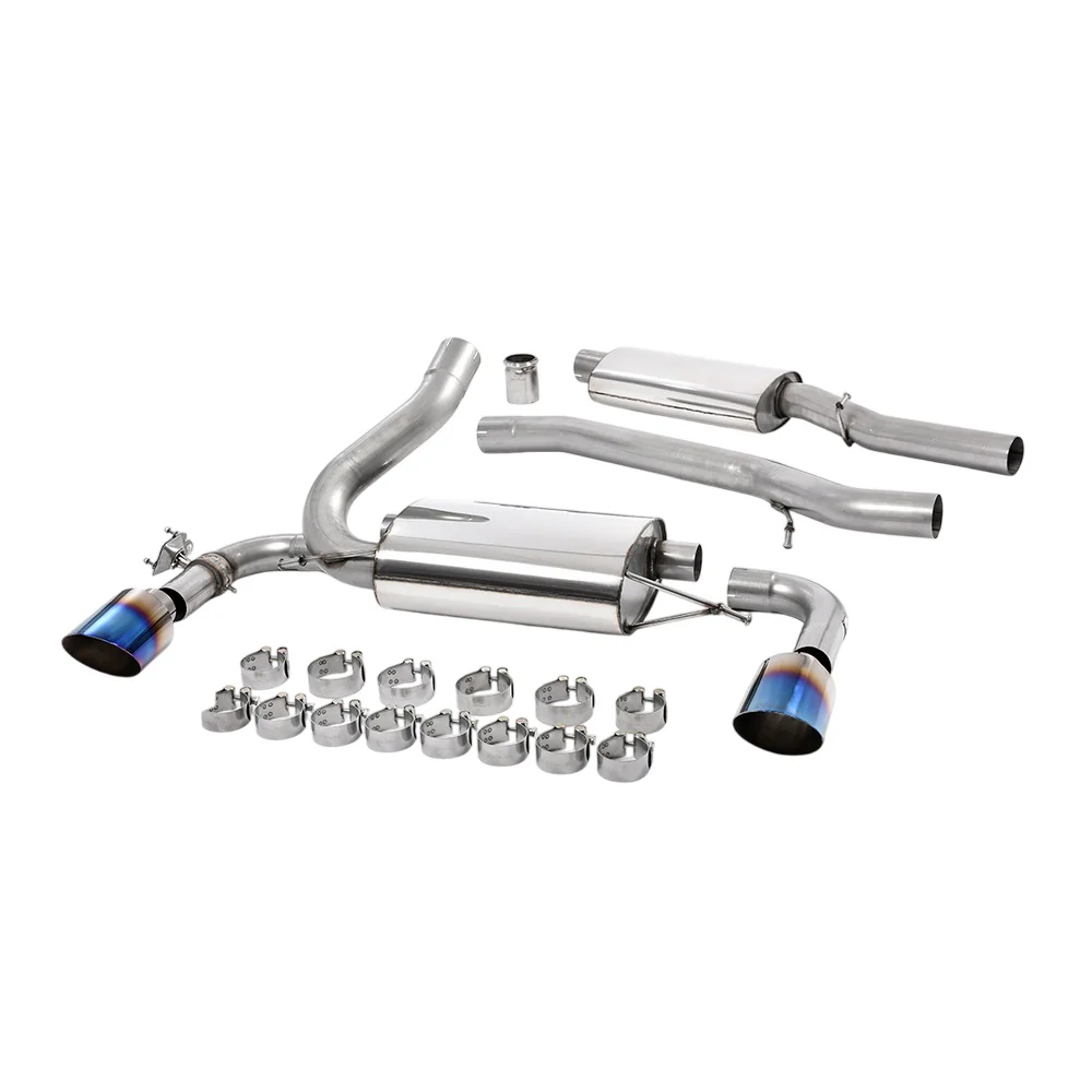 Milltek Cat Back Exhaust Ford Focus Mk3 RS 2.3 EcoBoost 4WD 5-Door Hatchback 16-18 - Image 9
