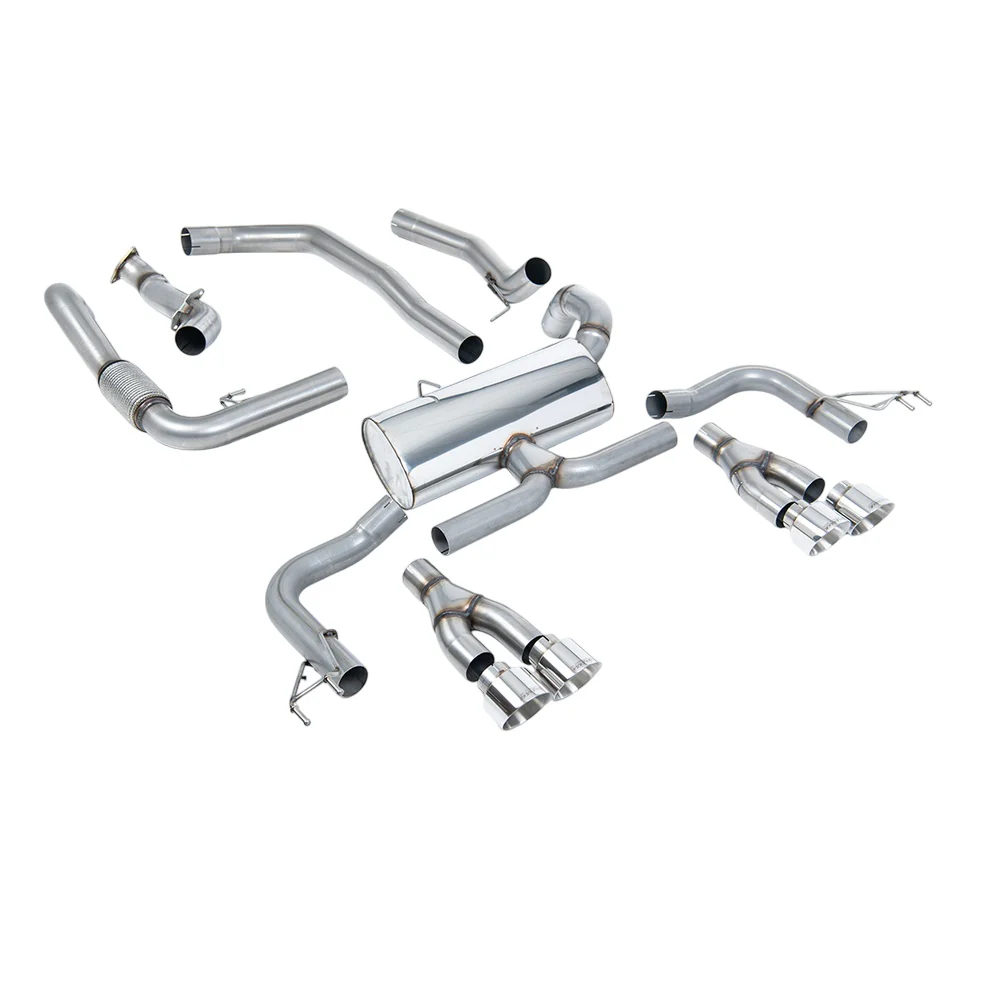 Milltek Cat Back Exhaust Honda / Acura Civic Type R FK2 Turbocharged 2.0 i-VTEC (LHD models only) 15-17 - Image 11