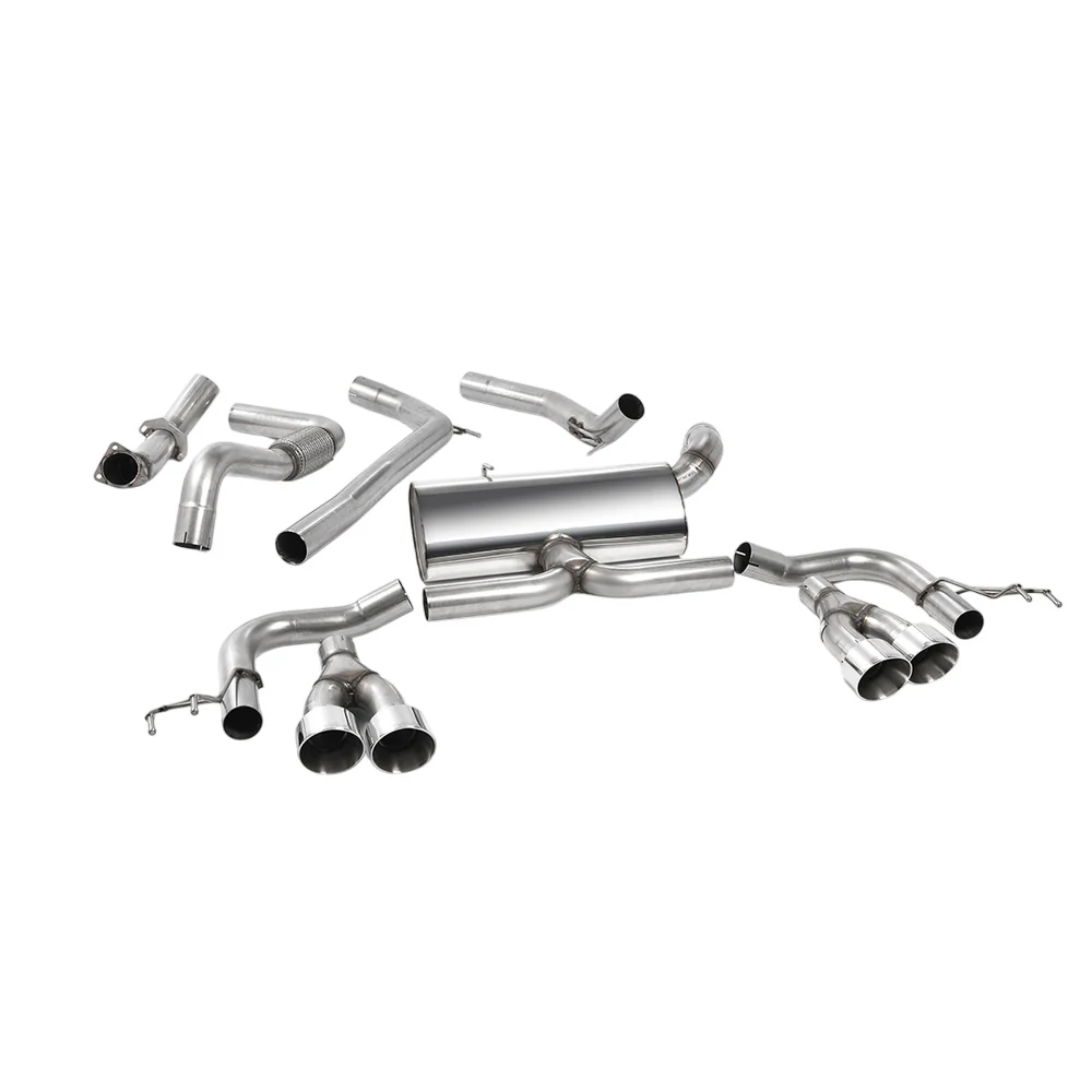 Milltek Cat Back Exhaust Honda / Acura Civic Type R FK2 Turbocharged 2.0 i-VTEC (RHD models only) 15-17 - Image 6