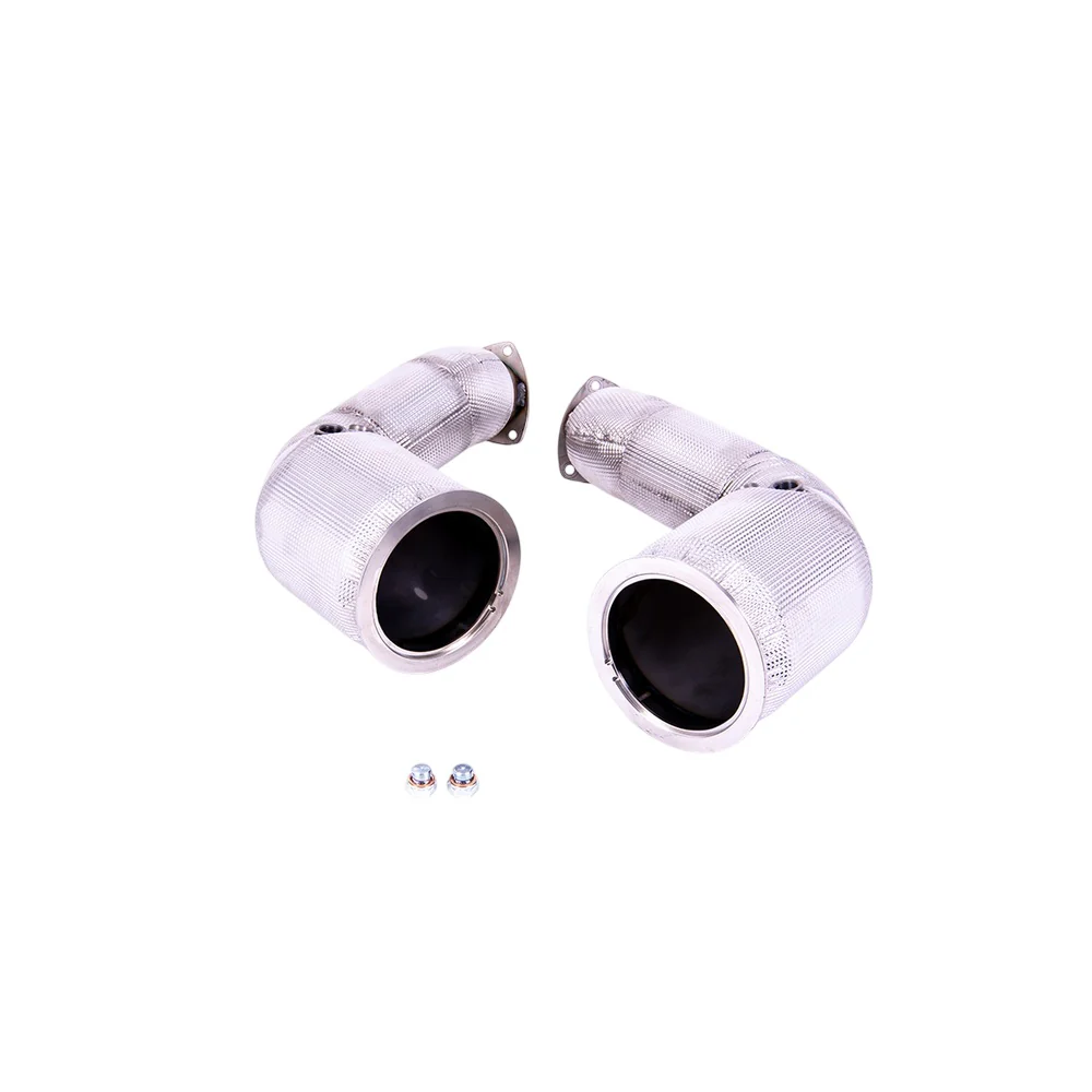 Milltek Large-bore Downpipe and De-cat Exhaust Audi SQ7 4.0 V8 TT (Gasoline Non-OPF Equipped Vehicles) 21-25