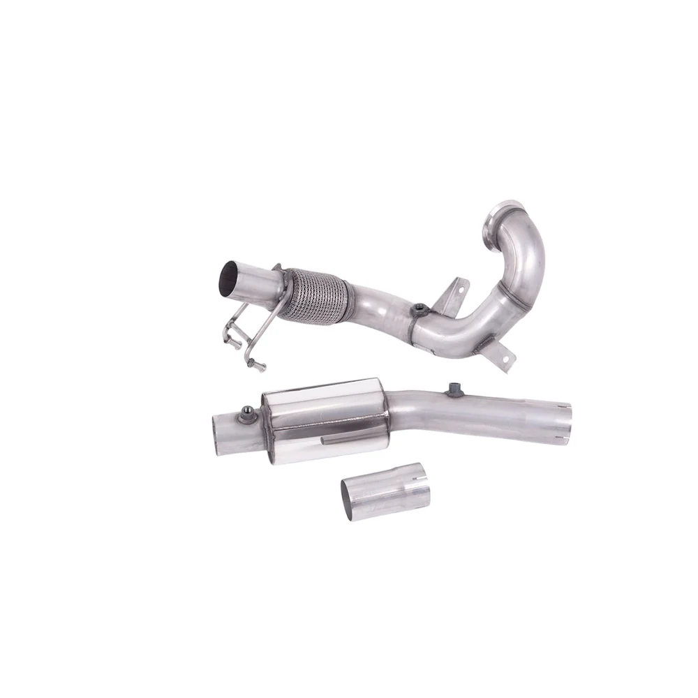 Milltek Large-bore Downpipe and De-cat Exhaust Volkswagen Polo GTI 2.0 TSI (AW 5-Door inc Facelift Models) GPF/OPF Models Only 19-21 - Image 3